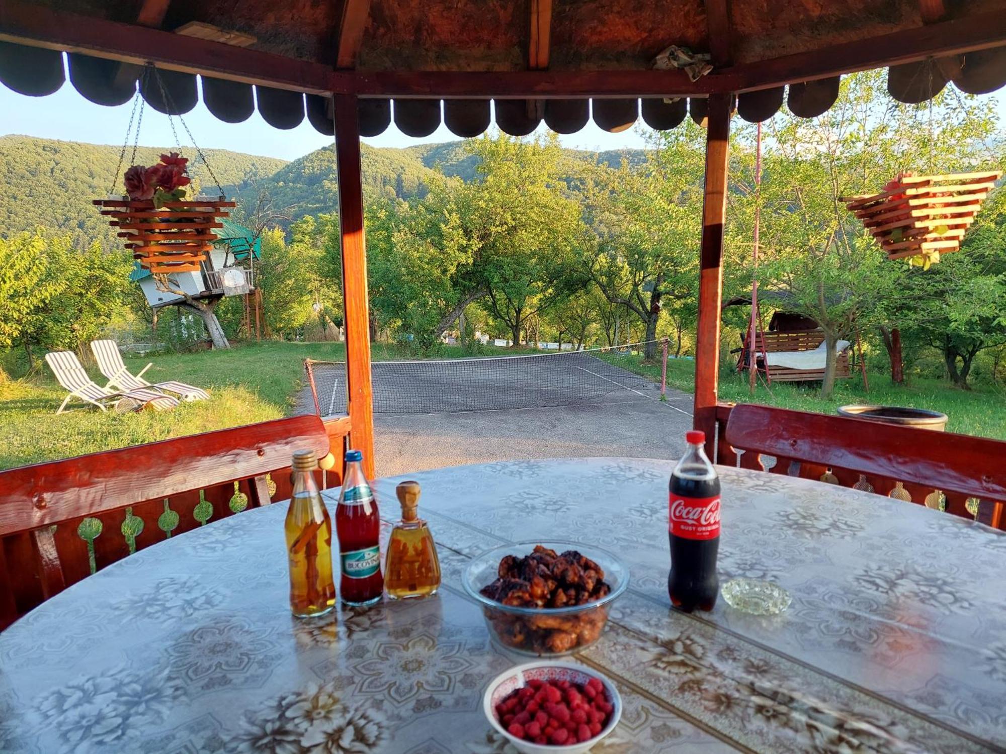 Cabana Cu Teren De Tenis -- Etaj Banita Extérieur photo